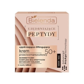 Крем для обличчя Bielenda Ujędrniające Peptydy Anti-Wrinkle Face Cream 50+ Firming and Lifting 50 мл