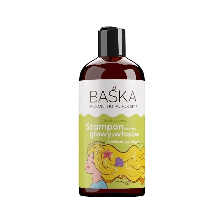 Baśka Shampoo voor volumeverhogend haar en hoofdhuid Appel 500 ml