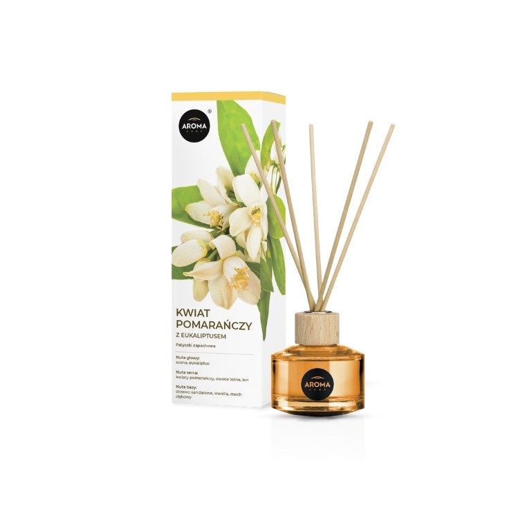 Aroma Home Duftstäbchen Orangenblüte mit Eukalyptus 50 ml