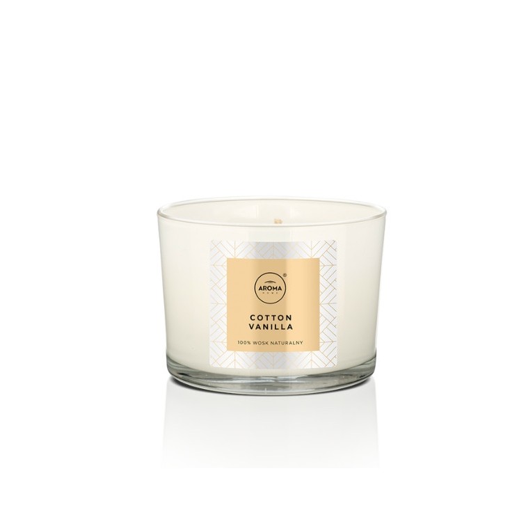 Aroma Home Elegance Series Cotton Vanilla Duftkerze 115 g