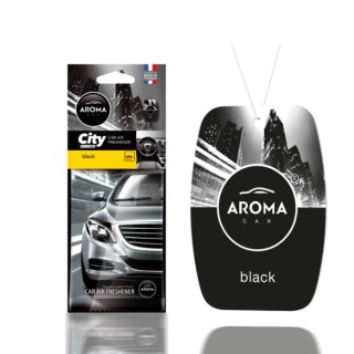 Aroma Car City Black Autoduftanhänger, 1 Stück