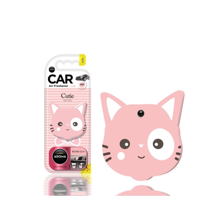 Aroma Car Cutie Cat Bubble Gum Autoduftanhänger, 1 Stück
