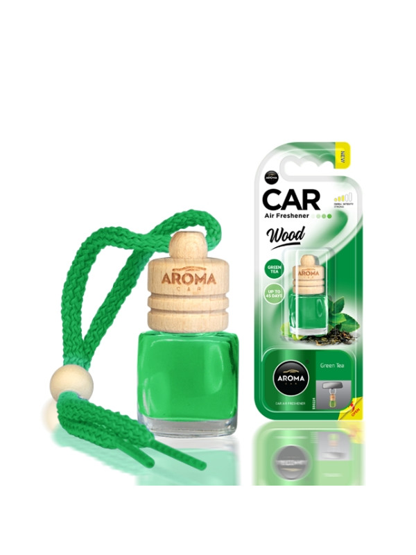 Aroma Car Wood Odświeżacz powietrza do samochodu Green Tea 6 ml