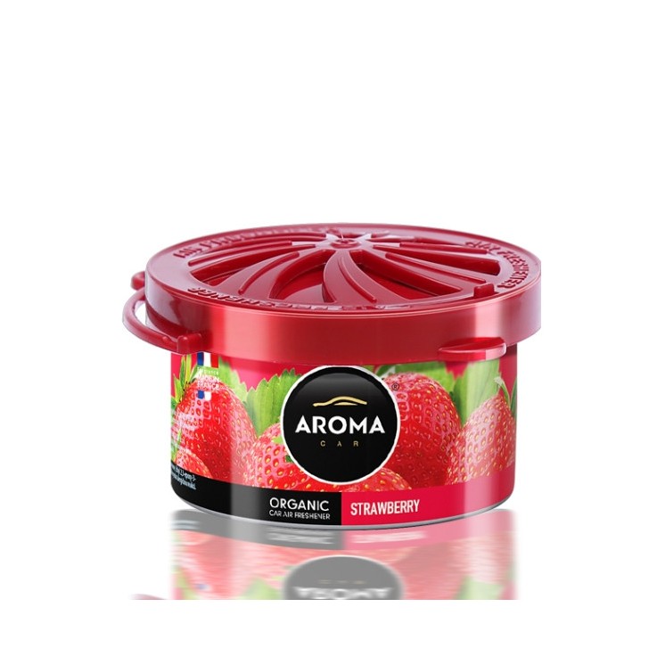 Aroma Car Organic Car air freshener Strawberry 40 g