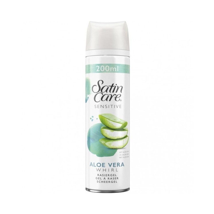 Gillette Woman Satin Care Sensitive Scheergel Aloe Vera 200 ml