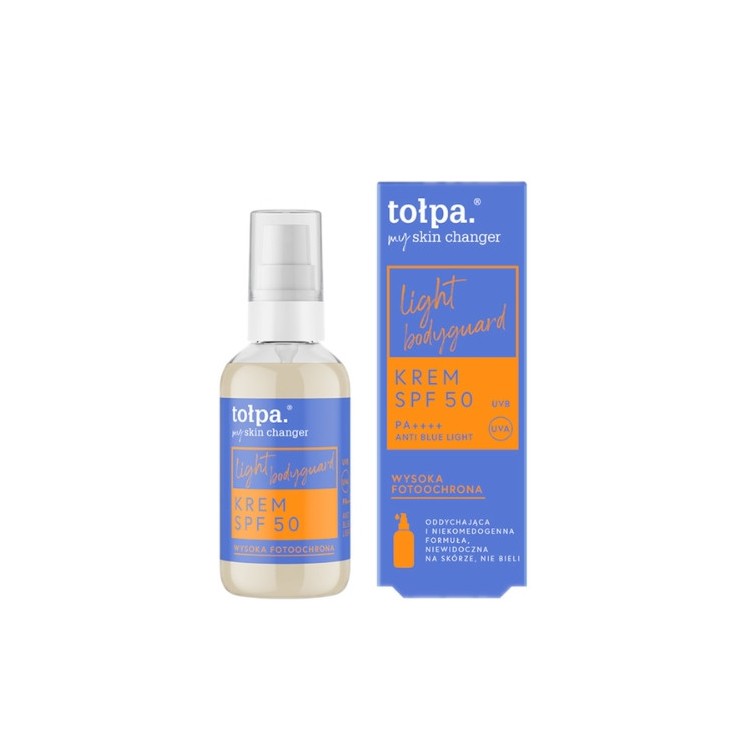 Крем для обличчя Tołpa My Skin Changer Light Bodyguard SPF50 45 мл