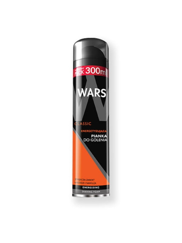 Wars Classic energetyzująca Pianka do golenia 300 ml (31-10-2024)