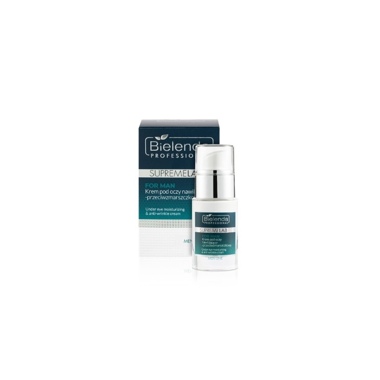 Bielenda Professional SUPREMELAB Men Line hydraterende en anti-rimpel oogcrème 15 ml