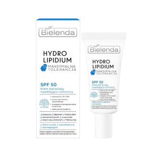 Bielenda Hydro Lipidium зволожуючий і захисний бар'єрний крем для обличчя SPF50 30 мл
