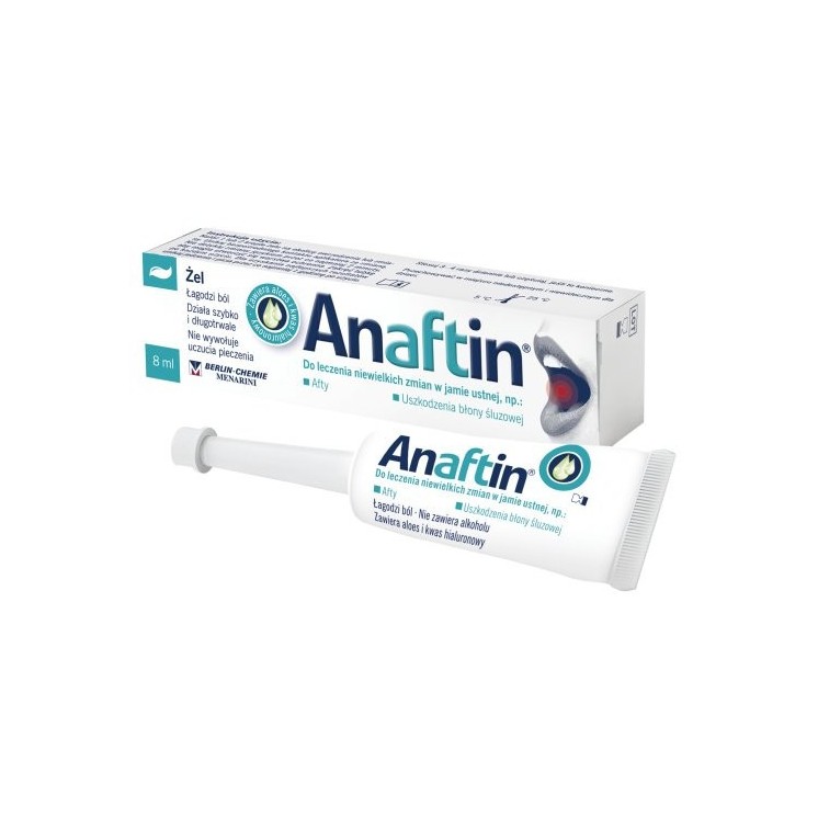 Anaftin gel for use in the oral cavity 8 ml