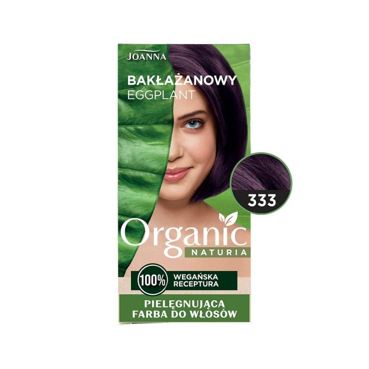 Фарба для волосся Joanna Naturia Organic Vegan /333/ Баклажан