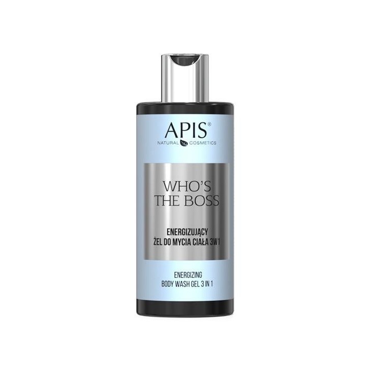 Apis Who's The Boss 3in1 Energizing Shower Body Wash Gel 300 ml