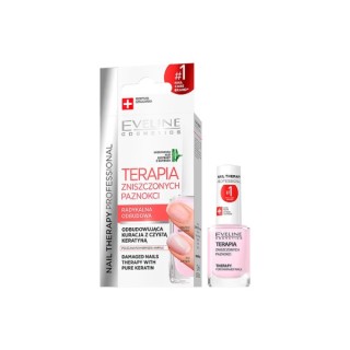 Eveline Professional Nail Therapy Damaged Nail Therapy Nail Conditioner 12 ml