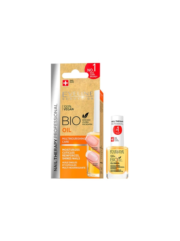 Eveline Professional Nail Therapy Bio multiodżywcza Oliwka do skórek i paznokci 12 ml