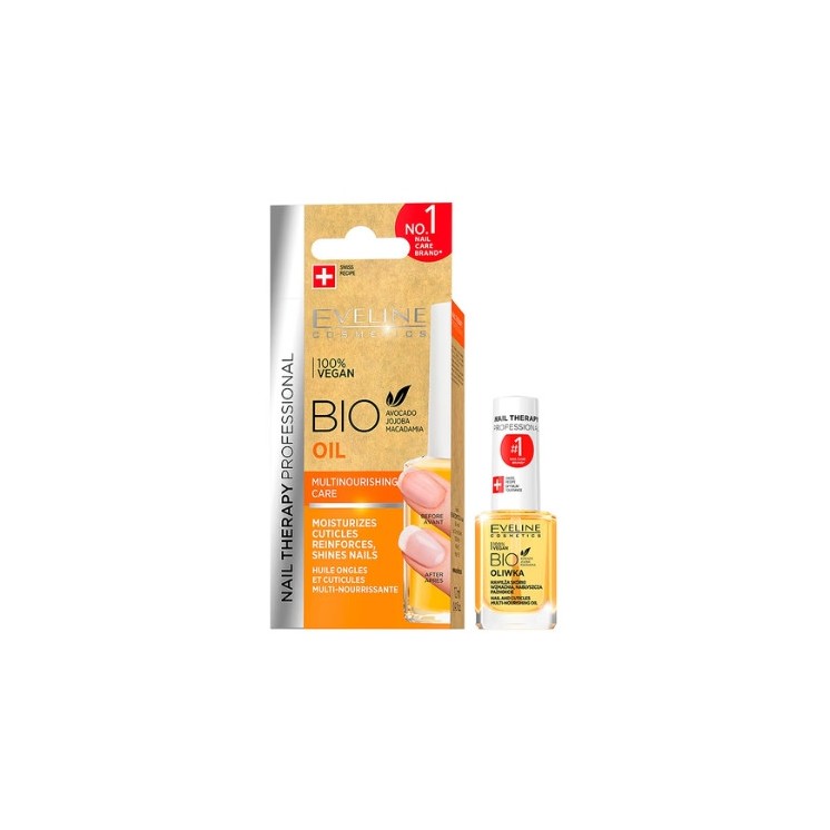 Eveline Professional Nail Therapy Bio multi-nourishing cuticle and nail oil 12 ml