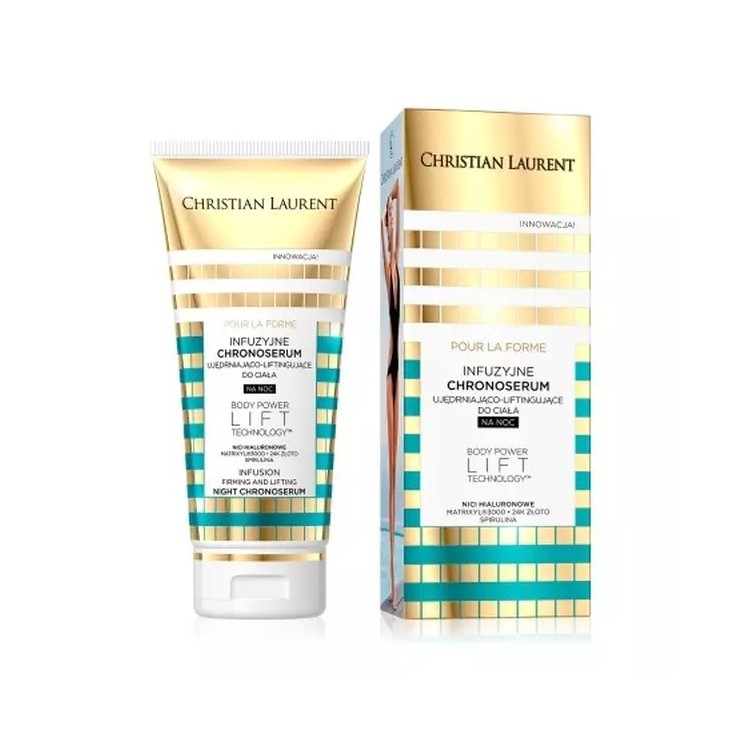 Нічна хроносирама для тіла Eveline Christian Laurent Infusion Firming and Lifting 200 мл