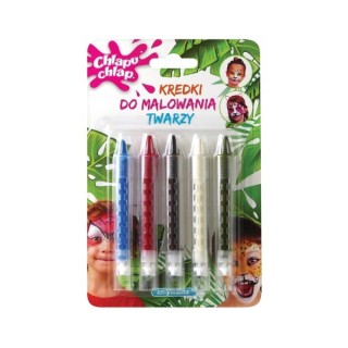 Chlapu Chlap waschbare Schminkstifte Boy 5 Stk