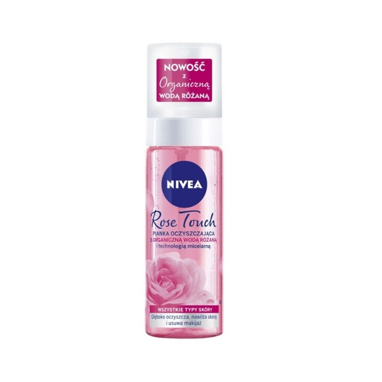 Nivea Rose Touch cleansing facial foam with organic rose water 150 ml