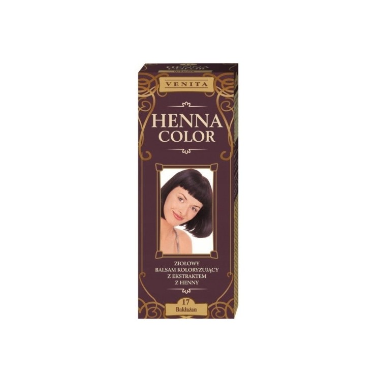 Venita Henna Color Farbbalsam mit Henna-Extrakt /17/ Aubergine 75 ml