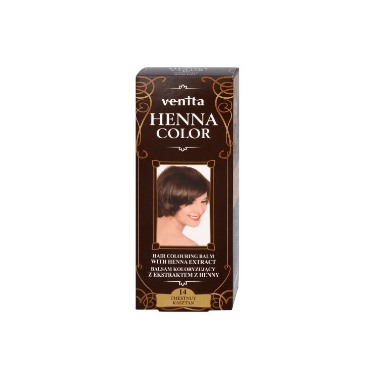 Venita Henna Color Farbbalsam mit Henna-Extrakt /14/ Kastanie 75 ml