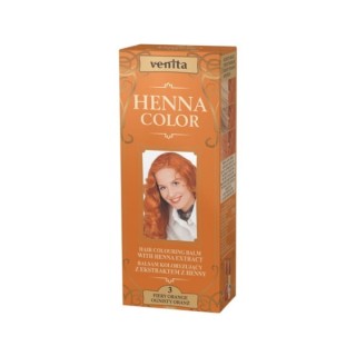 Venita Henna Color Balsam koloryzujący z ekstraktem z henny /3/ Ognisty Oranż 75 ml