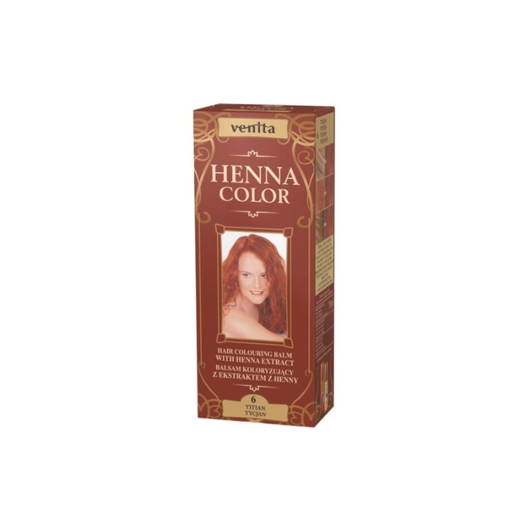Venita Henna Color Farbbalsam mit Henna-Extrakt /6/ Tizian 75 ml