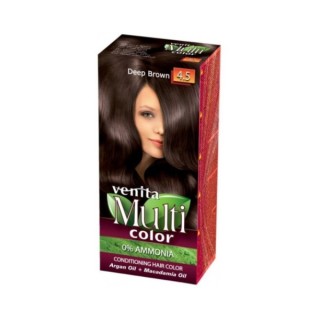 Venita Multi Color Farba do włosów /4.5/ Ciemny Brąz 50 ml