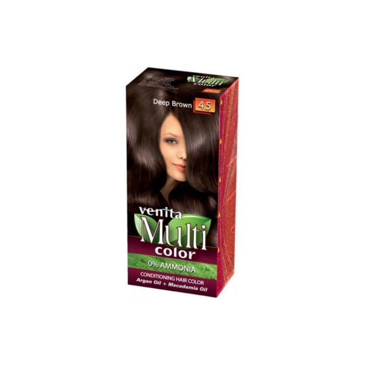 Venita Multi Color Haarfärbemittel /4. 5 / Dunkelbraun 50 ml