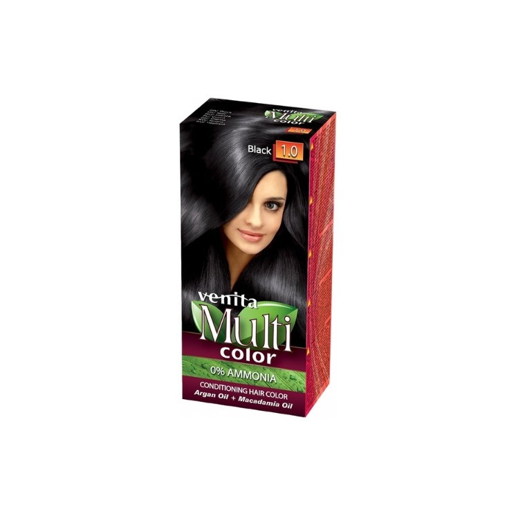 Venita Multi Color Haarfärbemittel /1.0/ Schwarz 50 ml