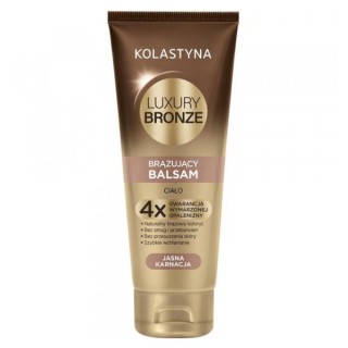 Kolastyna Luxury Bronze brązujący Balsam do ciała Jasna karnacja 200 ml