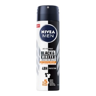 Nivea Men Black & White Invisible Ultimate Impact Deodorant Spray 150 ml