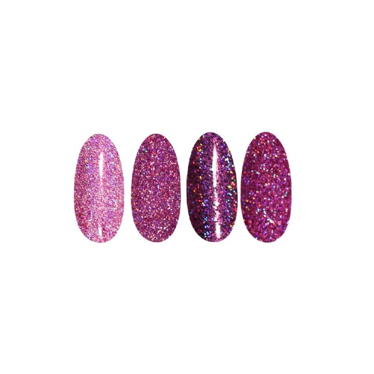 Ronney Holo Effect Nagelpulver /22/ Rosa und Blau