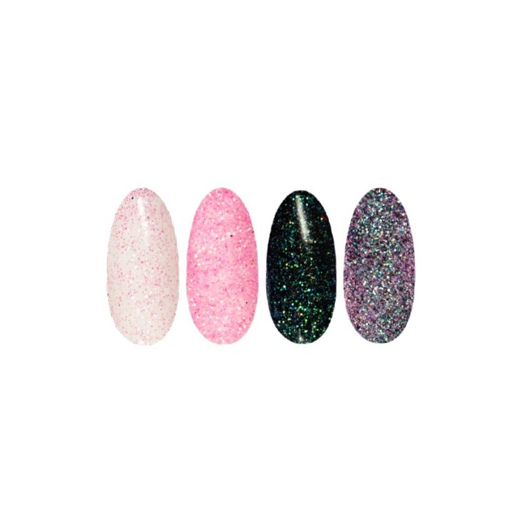 Ronney Glitter Nagelpulver /32/ Pink