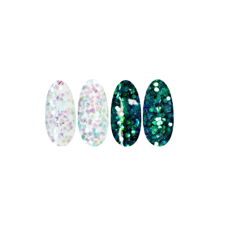 Ronney Glitter Nagelpulver /48/ Meeresfolie
