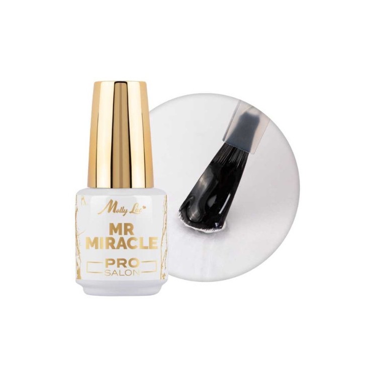 MollyLac Pro Salon Top no wipe Mr Miracle für Hybrid-Nagellacke 15 g