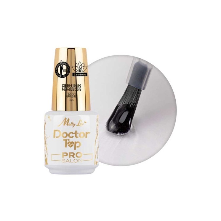 MollyLac Pro Salon Doctor Top innovatives selbstheilendes Top no Wipe 15 g