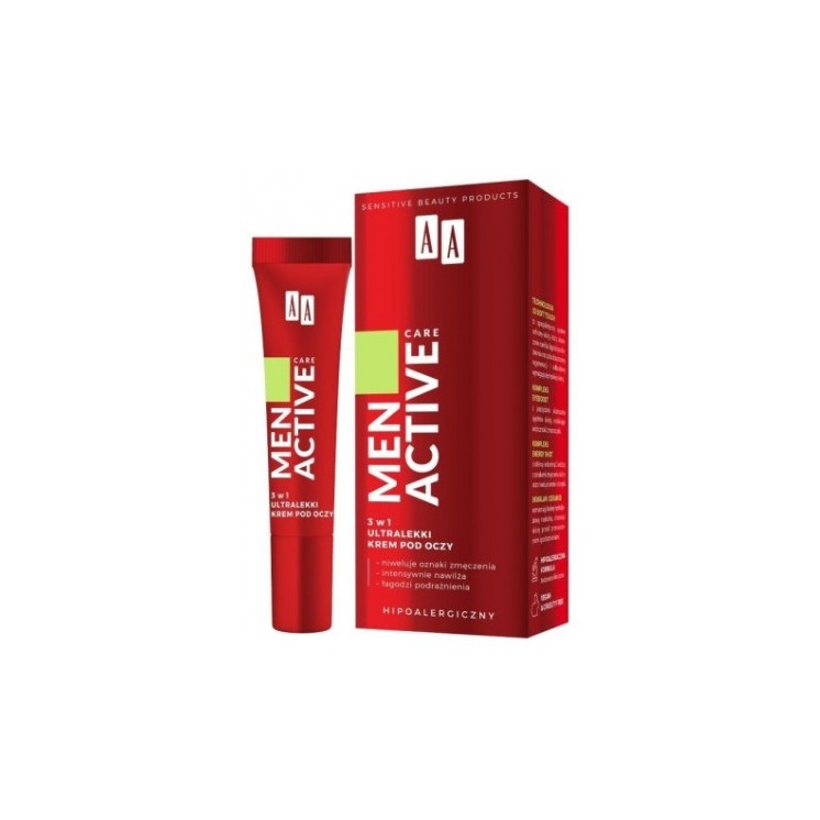 AA Men Active Care 3in1 ultraleichte Augencreme 15 ml