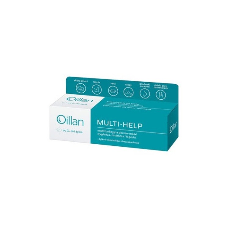 Oillan Multi-Help multifunktionale Dermo -Salbe ab dem 1. Lebenstag 12 g