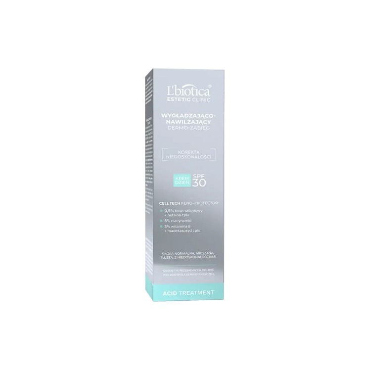 L'biotica Acid Treatment Dermo - Behandlung SPF30 glättende und feuchtigkeitsspendende Gesichtscreme 35 ml