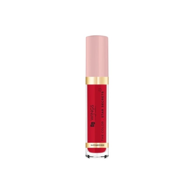 AA Wings of Color Star Secret the Color covering lip gloss /04/ Power Red 6 ml