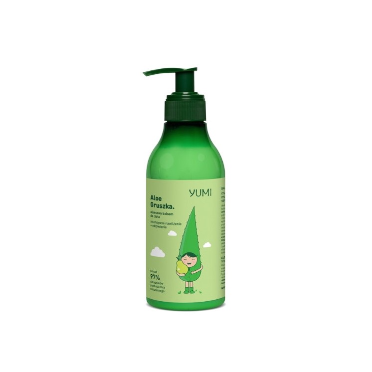 Yumi aloe body lotion intensely moisturizing Pear 300 ml