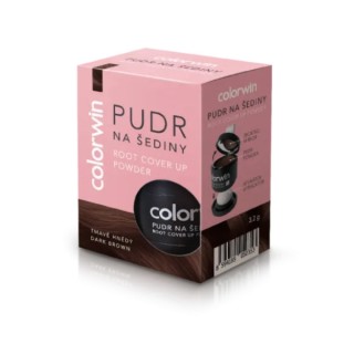 Colorwin Retouch Grey Retuschierpulver mit Spiegel und Applikator /Dunkelbraun/ 3,2 g