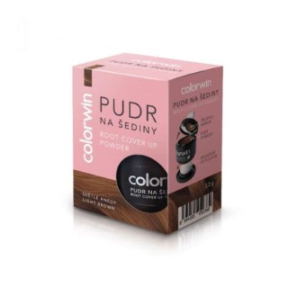 Colorwin Retouch Grey Retuschierpulver mit Spiegel und Applikator /Hellbraun/ 3,2 g