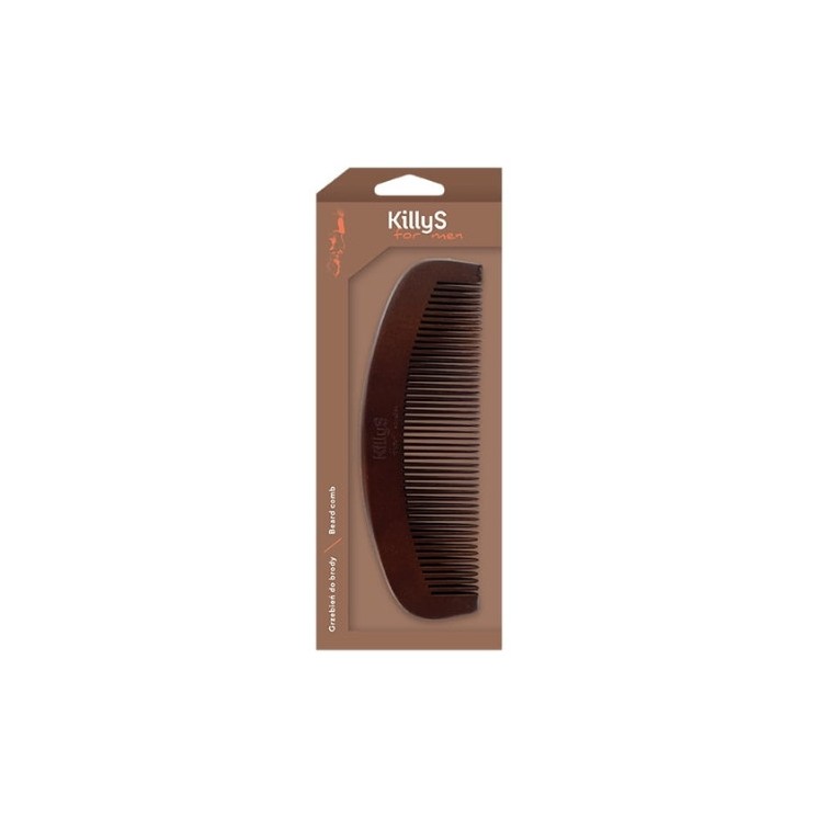 KillyS for Men wooden beard comb 1 piece