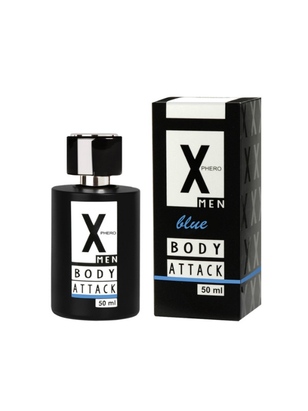 X-Phero Body Attack Blue Perfumy z feromonami dla mężczyzn 50 ml