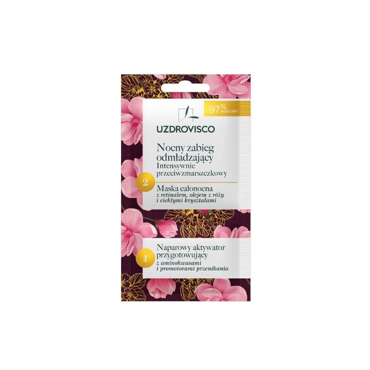 Uzdrovisco night Rejuvenating treatment Overnight face mask 8 ml