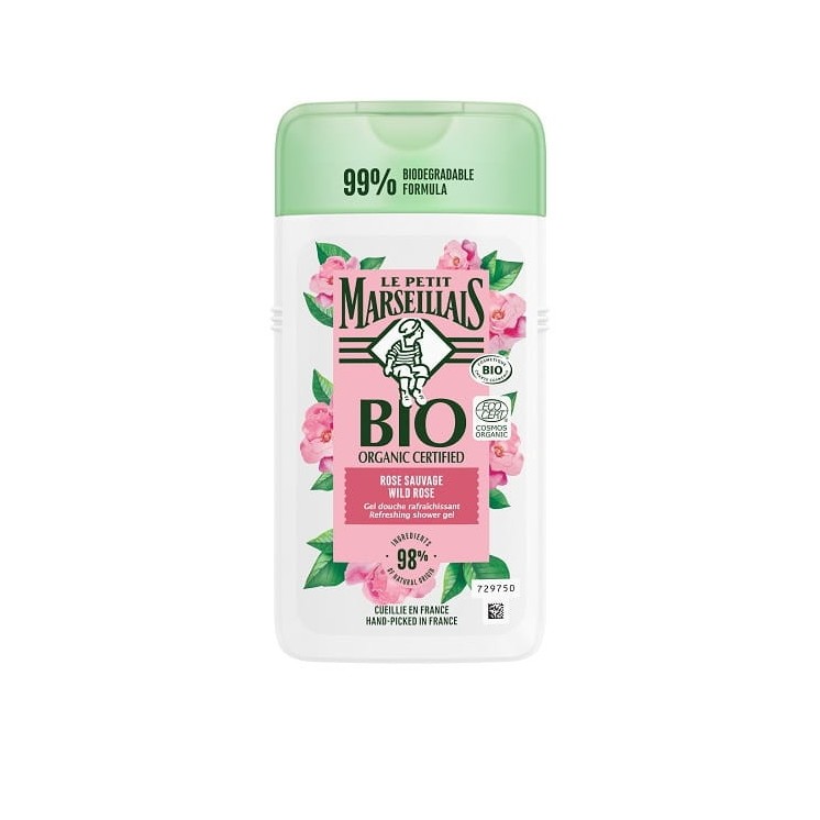 Le Petit Marseiliais Bio Duschgel Wildrose 250 ml