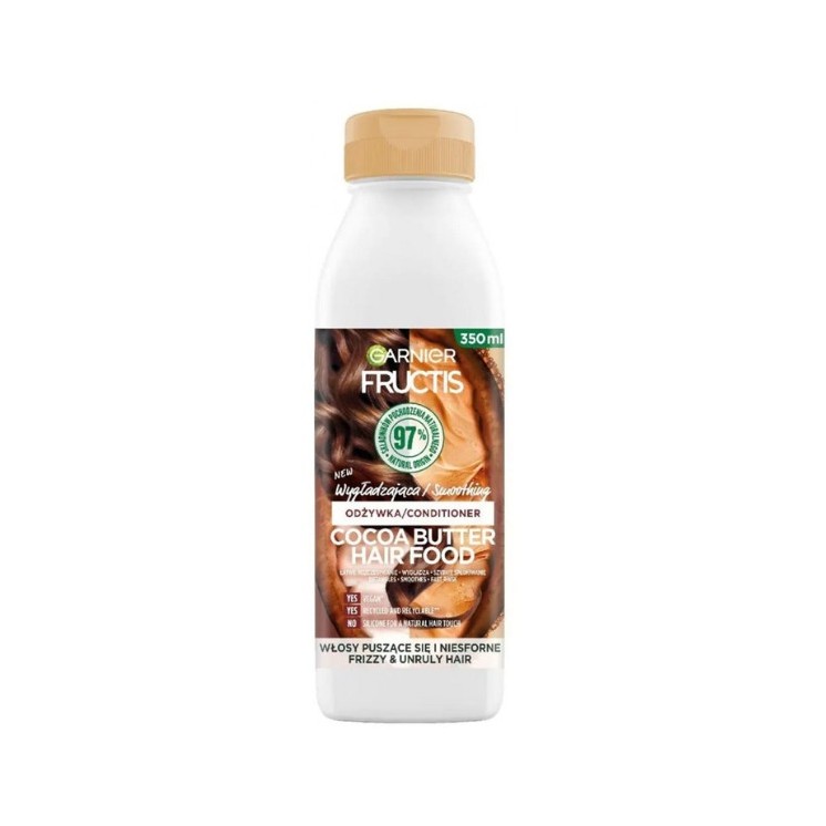 Garnier Fructis Hair Food Cocoa Butter glättender Conditioner für krauses Haar 400 ml