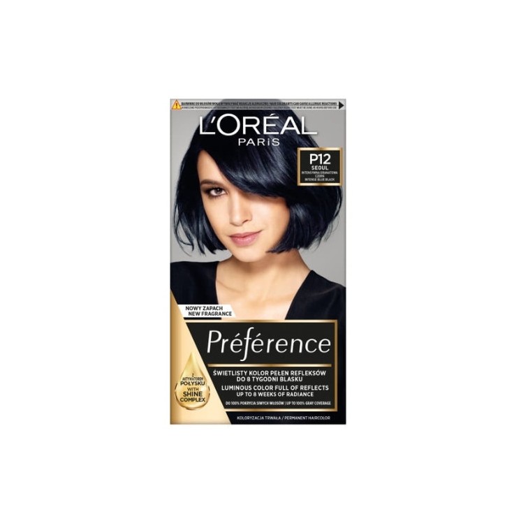 L'oreal Preference Haarfärbemittel /P12/ Intensives Marineblau