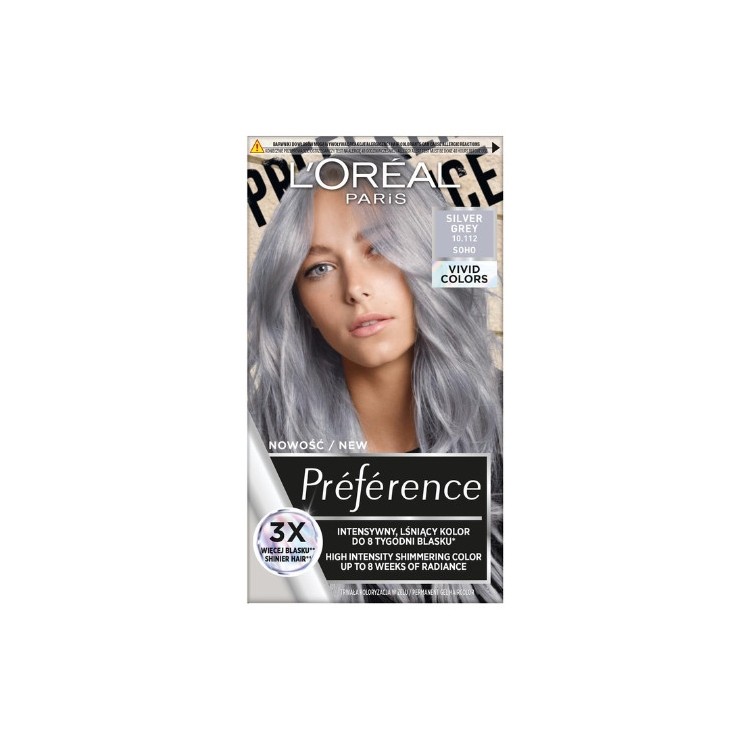 Фарба для волосся L'oreal Preference Vivid Colours /10.112/ Silver Grey